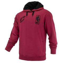 Cleveland Cavaliers FISLL Unisex Logoman Shadow Collection Pullover Hoodie Wine