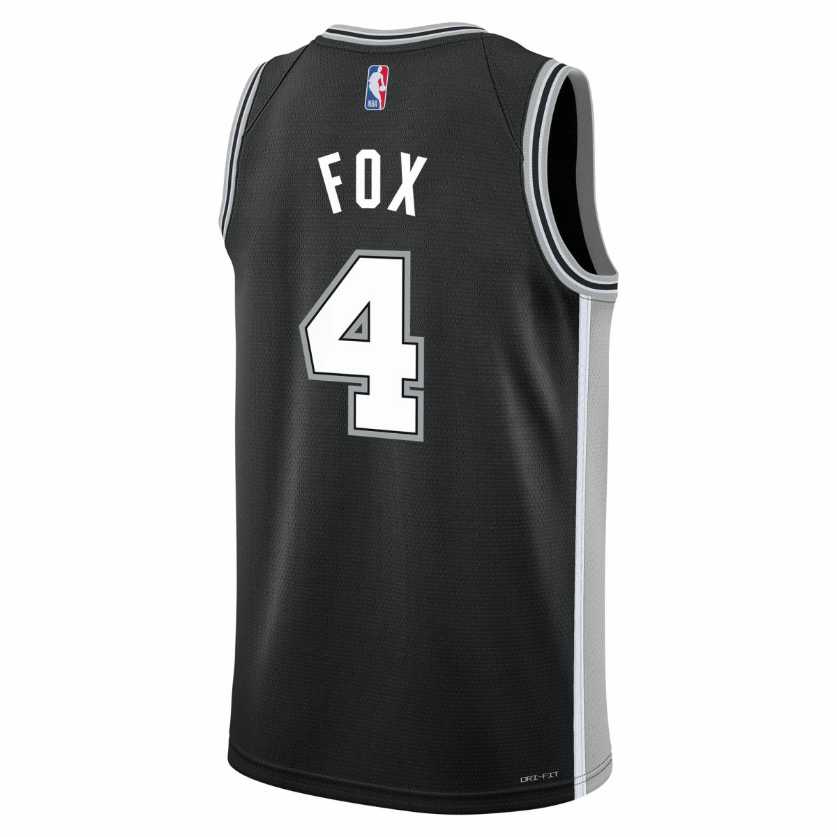 De'Aaron Fox San Antonio Spurs Youth Swingman Jersey Icon Edition Black | Nike for sale