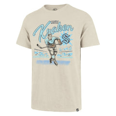 Seattle Kraken '47 Hockey Player Golden Age Scrum T-Shirt - Natural - NHL 202852814