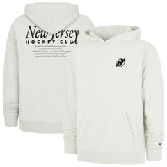 New Jersey Devils '47  Foundation Pullover Hoodie - Natural - NHL 202852818