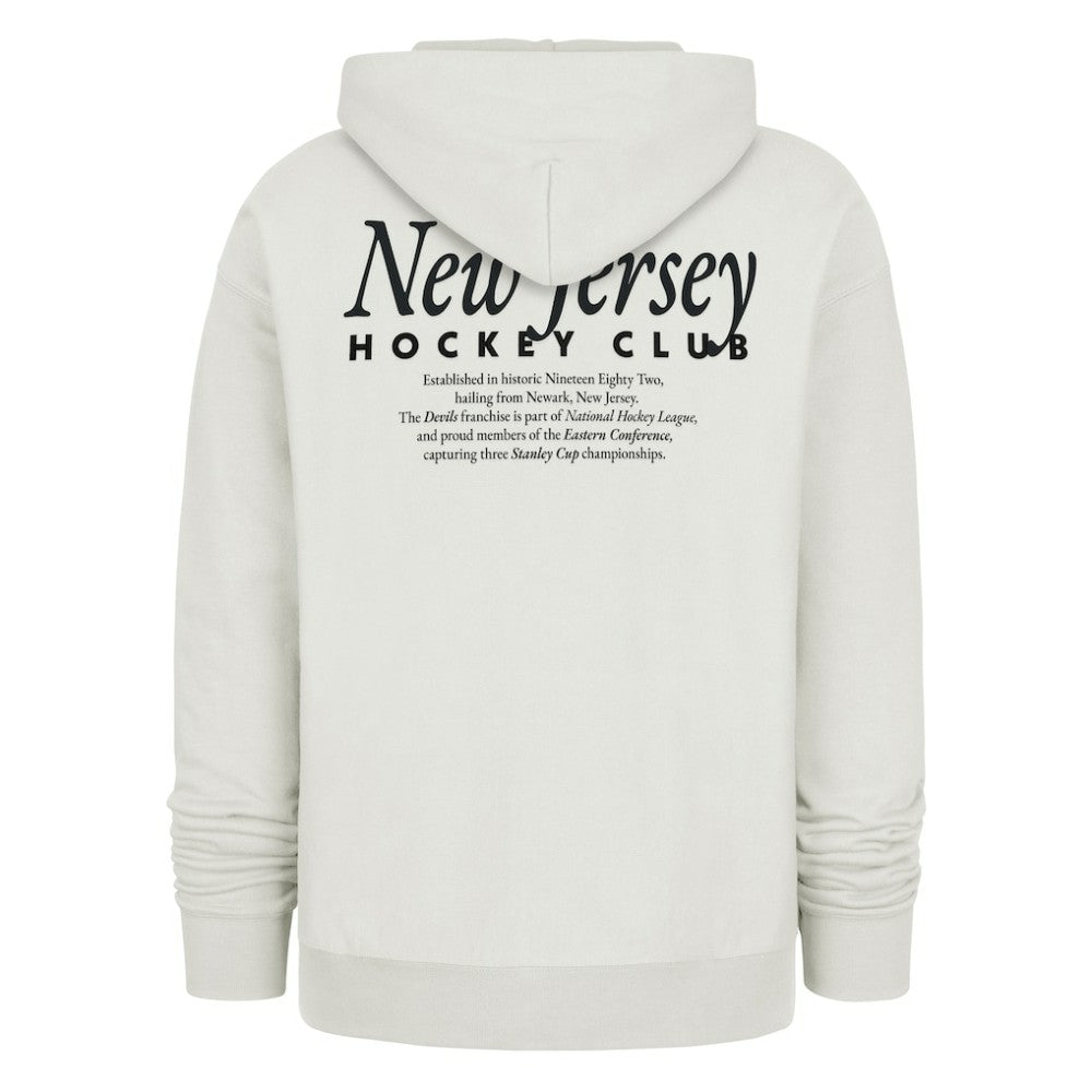 New Jersey Devils '47  Foundation Pullover Hoodie - Natural - NHL 202852818