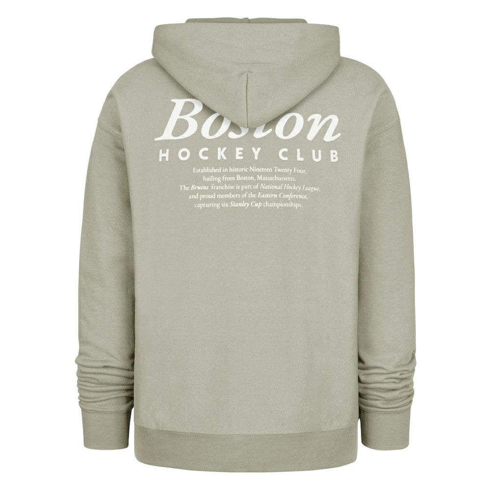 Boston Bruins '47  Foundation Pullover Hoodie - Gray - NHL 202852819