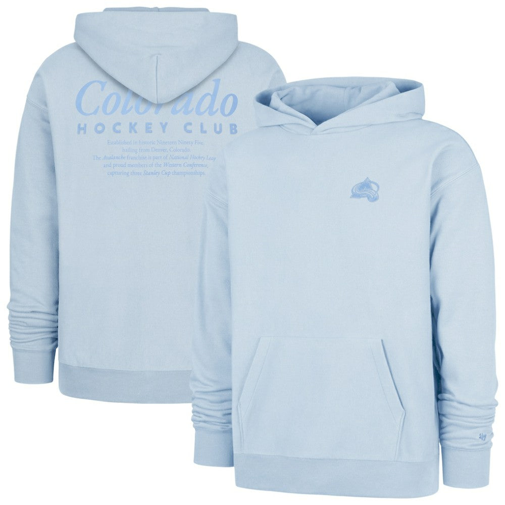 Colorado Avalanche '47  Foundation Pullover Hoodie - Light Blue - NHL 202852821