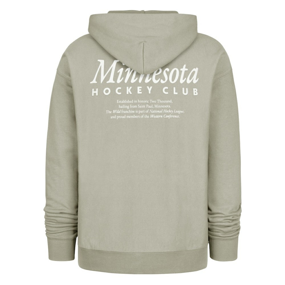 Minnesota Wild '47  Foundation Pullover Hoodie - Gray - NHL 202852823