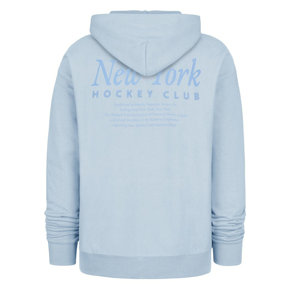 New York Rangers '47  Foundation Pullover Hoodie - Light Blue - NHL 202852827