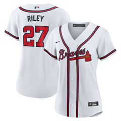 Austin Riley Atlanta Braves Nike Women's Home Replica Jersey - White - Nike on Sale