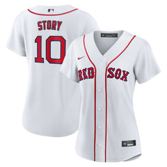 Trevor Story Boston Red Sox Nike Women's Home Replica Jersey - White - Nike Sale