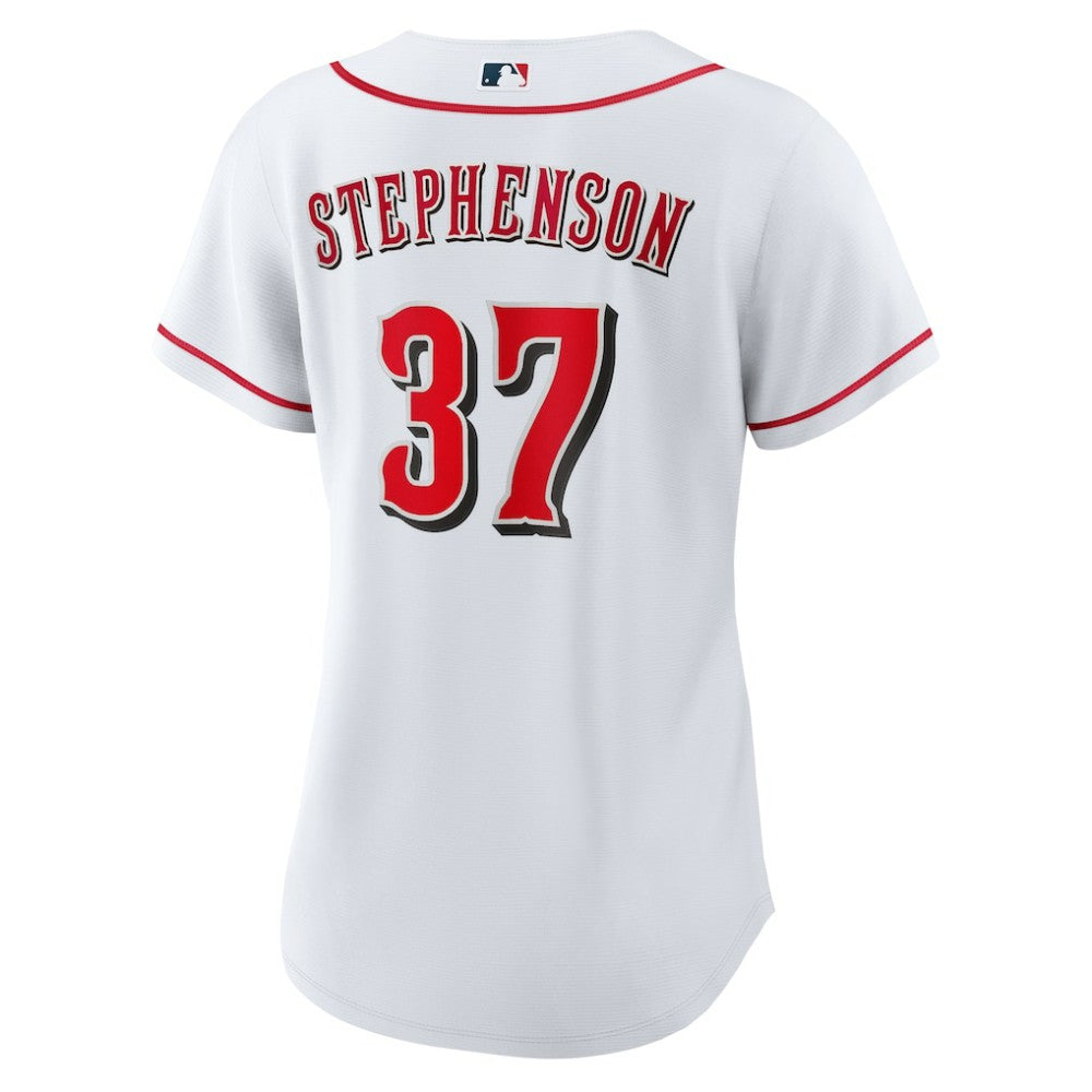 Tyler Stephenson Cincinnati Reds Nike Women's Home Replica Jersey - White - Nike Lifestyle