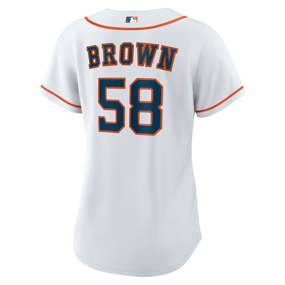 Hunter Brown Houston Astros Nike Women's Home Replica Jersey - White - Nike Discount
