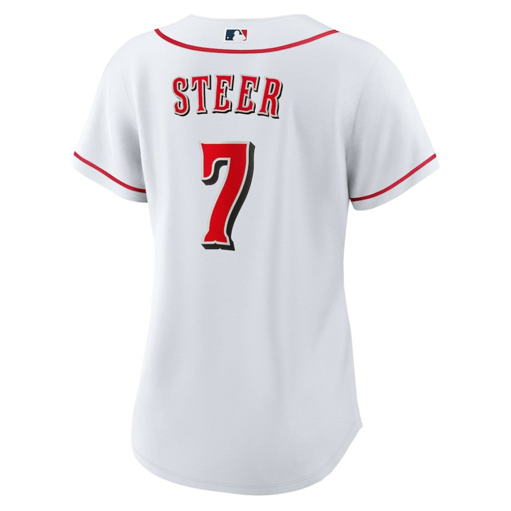 Spencer Steer Cincinnati Reds Nike Women's Home Replica Jersey - White - Nike Discount