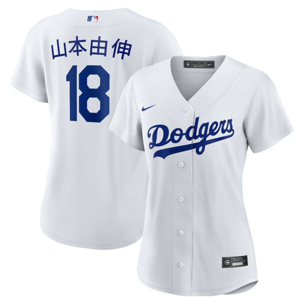 Yoshinobu Yamamoto Los Angeles Dodgers Nike Women's Home Replica Jersey - White - Nike on Sale