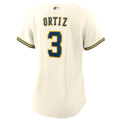 Joey Ortiz Milwaukee Brewers Nike Women's Home Replica Jersey - Cream - Nike Discount