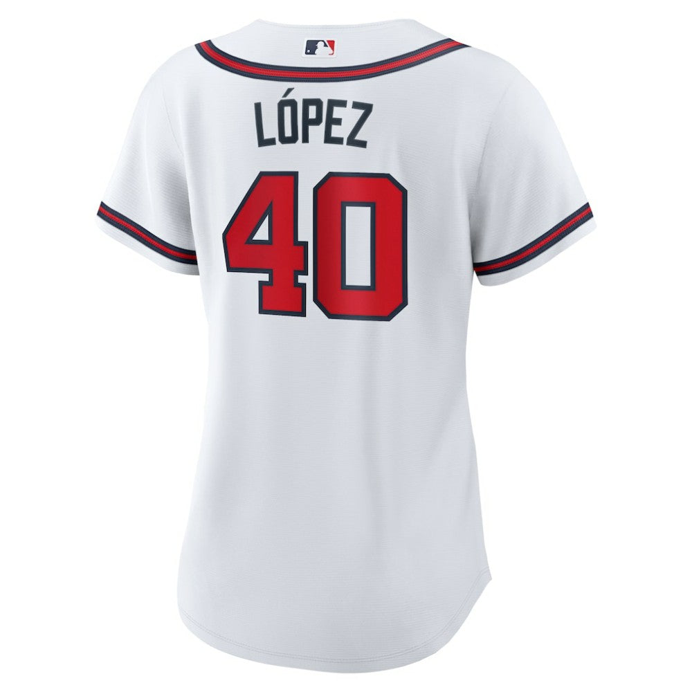 Reynaldo Lopez Atlanta Braves Nike Women's Home Replica Jersey - White - Nike Sale