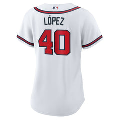 Reynaldo Lopez Atlanta Braves Nike Women's Home Replica Jersey - White - Nike Sale