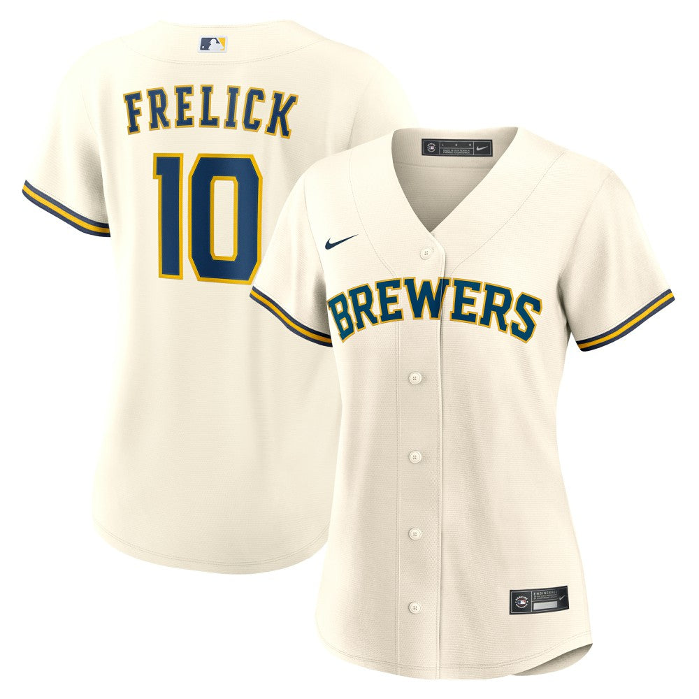 Sal Frelick Milwaukee Brewers Nike Women's Home Replica Jersey - Cream - Nike on Sale