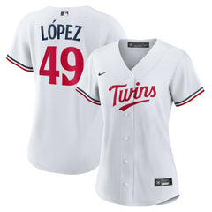 Pablo Lopez Minnesota Twins Nike Women's Home Replica Jersey - White - Nike Discount