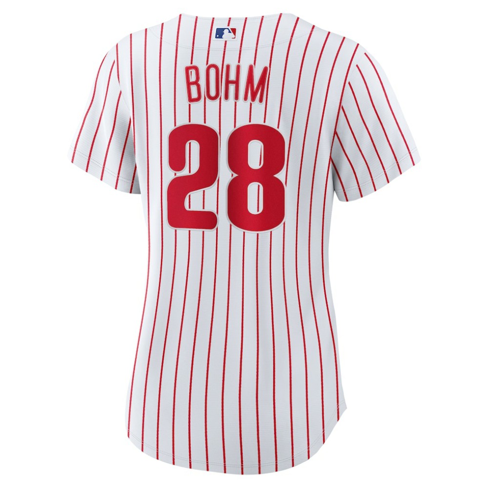 Alec Bohm Philadelphia Phillies Nike Women's Home Replica Jersey - White - Nike Lifestyle