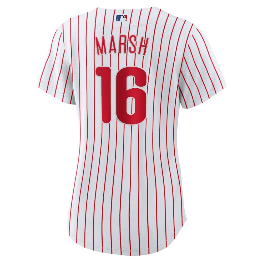 Brandon Marsh Philadelphia Phillies Nike Women's Home Replica Jersey - White - Nike Sale