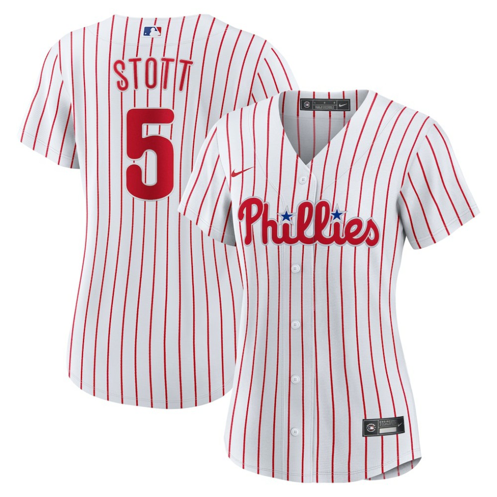 Bryson Stott Philadelphia Phillies Nike Women's Home Replica Jersey - White - Nike Online