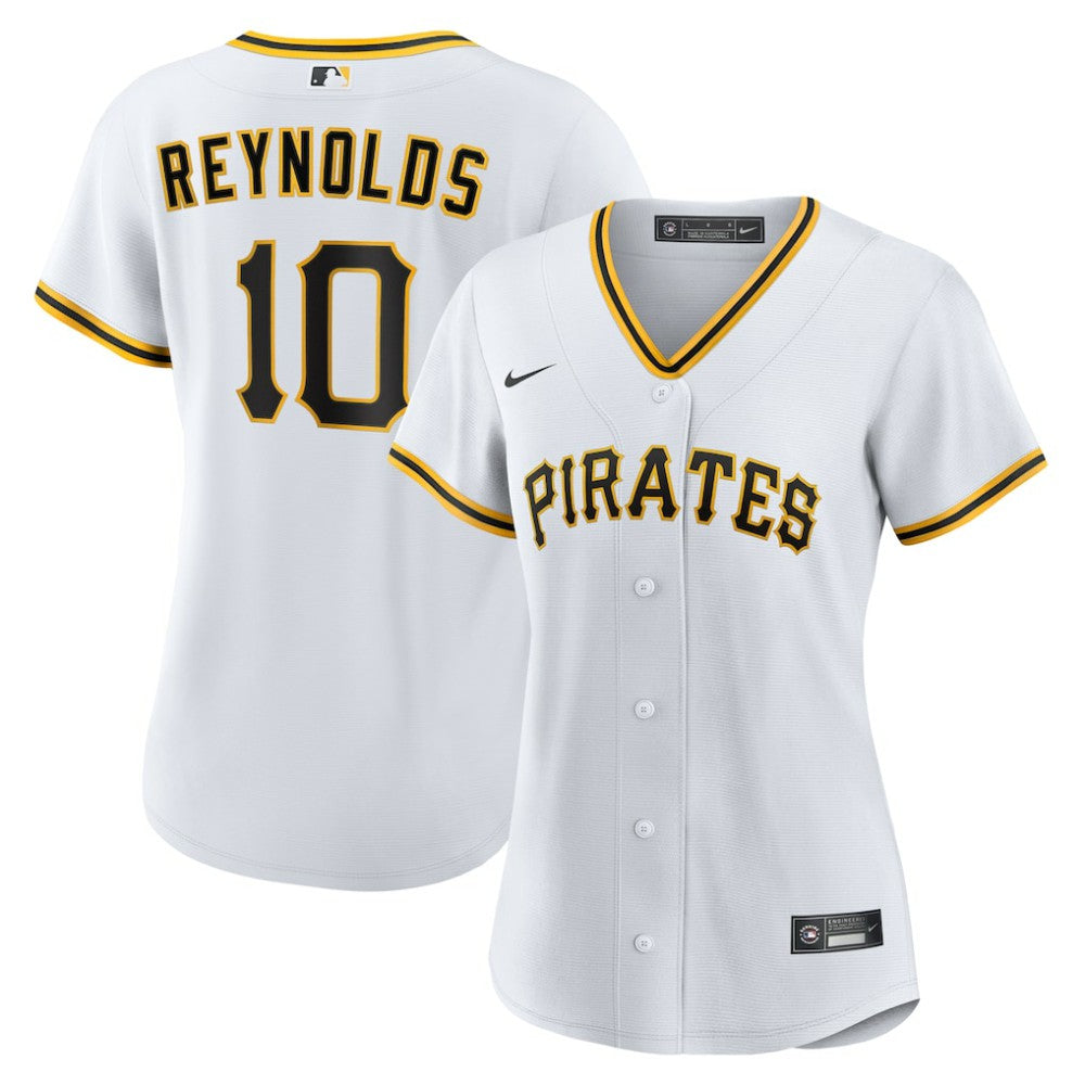 Bryan Reynolds Pittsburgh Pirates Nike Women's Home Replica Jersey - White - Nike Lifestyle