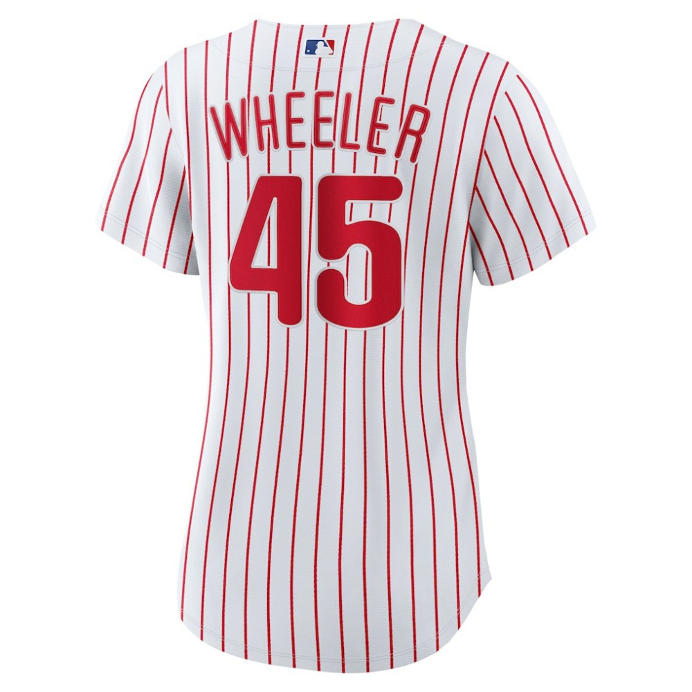 Zack Wheeler Philadelphia Phillies Nike Women's Home Replica Jersey - White - Nike on Sale