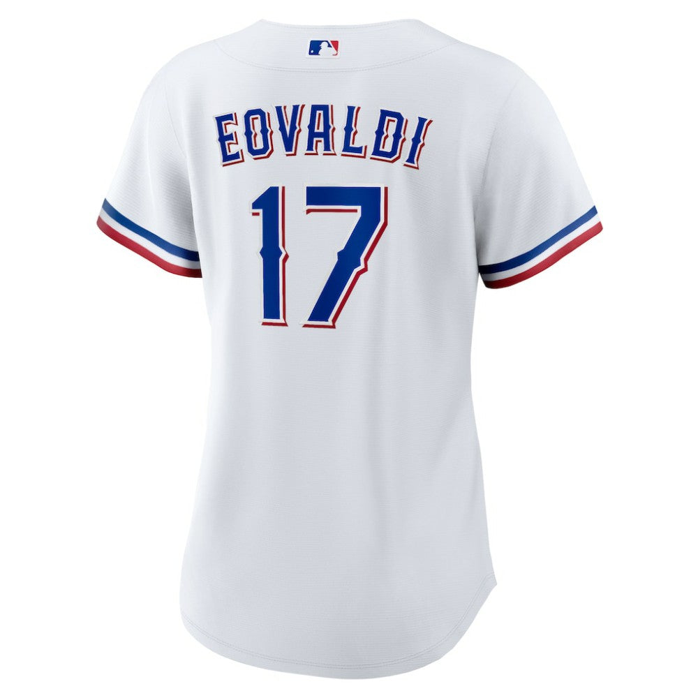 Nathan Eovaldi Texas Rangers Nike Women's Home Replica Jersey - White - Nike Lifestyle