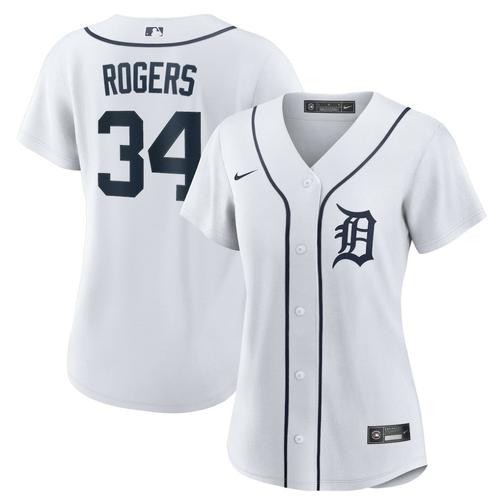 Jake Rogers Detroit Tigers Nike Women's Home Replica Jersey - White - Nike Lifestyle