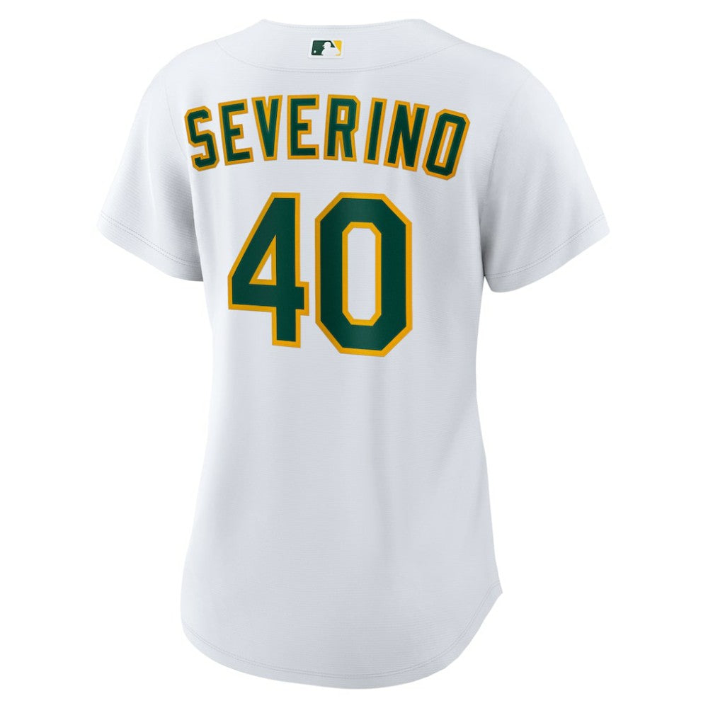 Luis Severino Athletics Nike Women's Home Replica Jersey - White - Nike on Sale