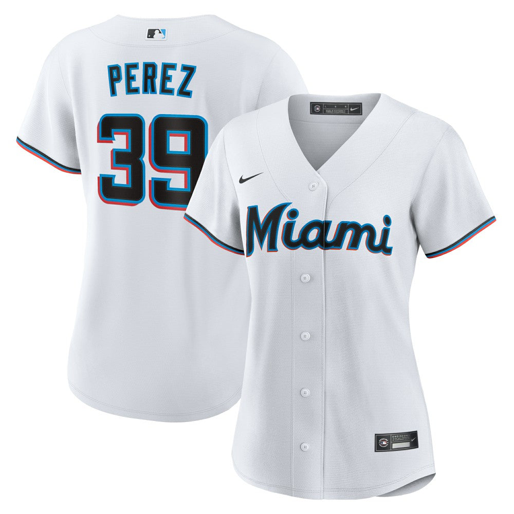 Eury Perez Miami Marlins Nike Women's Home Replica Jersey - White - Nike on Sale