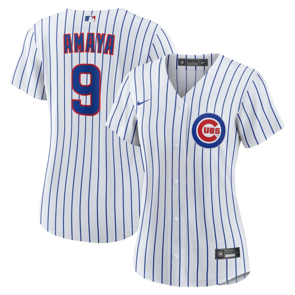 Miguel Amaya Chicago Cubs Nike Women's Home Replica Jersey - White - Nike Lifestyle