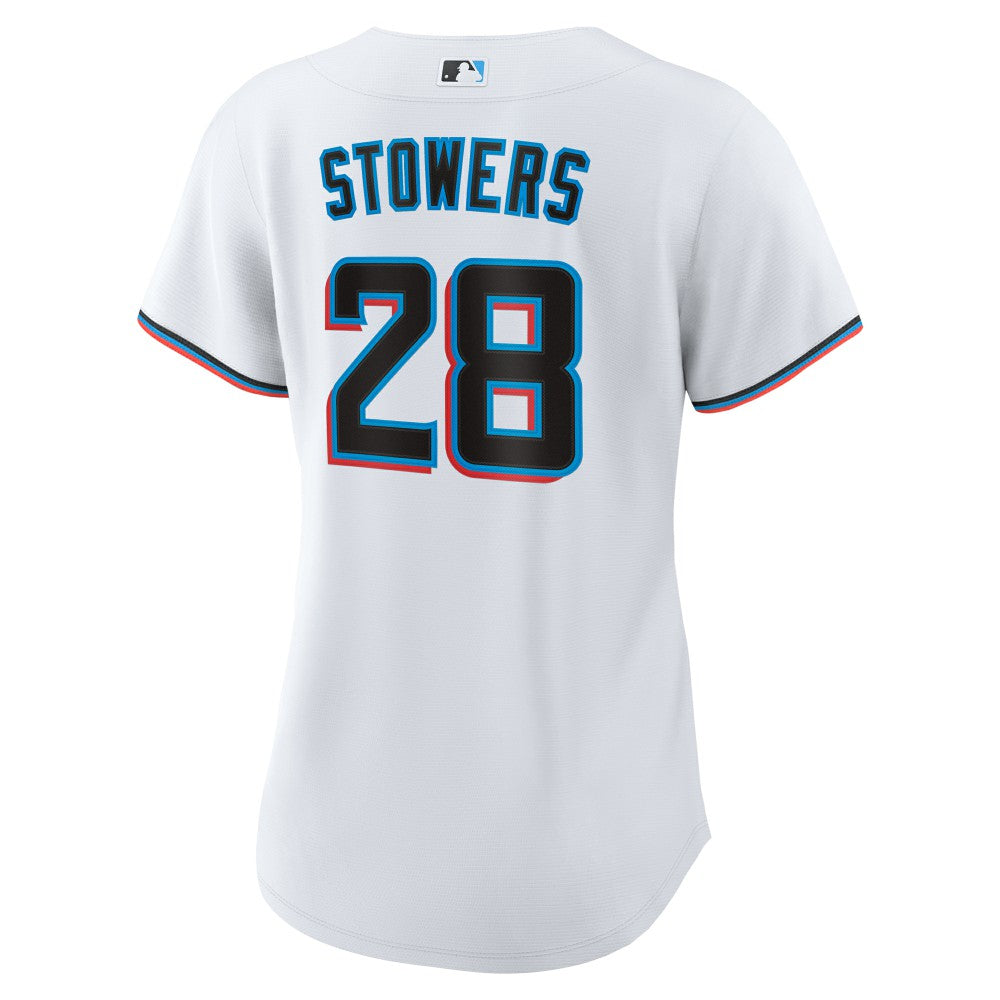 Kyle Stowers Miami Marlins Nike Women's Home Replica Jersey - White - Nike Sale