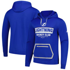 Tampa Bay Lightning adidas Team Pullover Hoodie - Blue - NHL 202854716