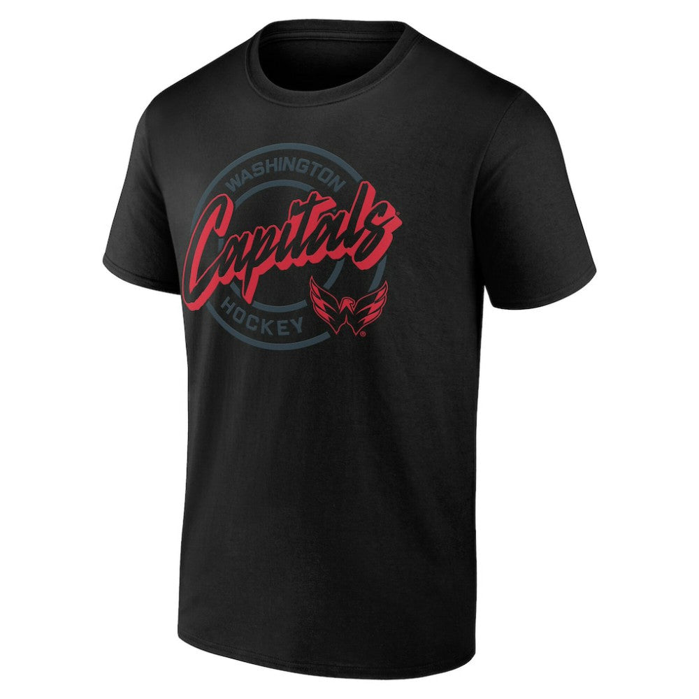 Washington Capitals Color Block Puck T-Shirt - Black - NHL 202854721
