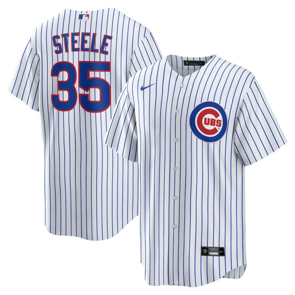 Justin Steele Chicago Cubs Nike Home Replica Jersey - White - Nike Sale
