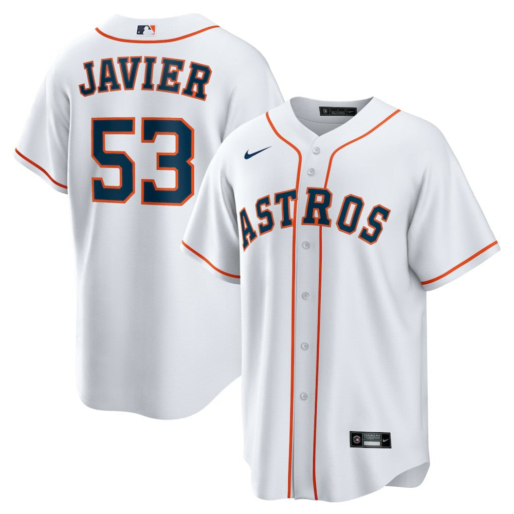 Cristian Javier Houston Astros Nike Home Replica Jersey - White - Nike Sale