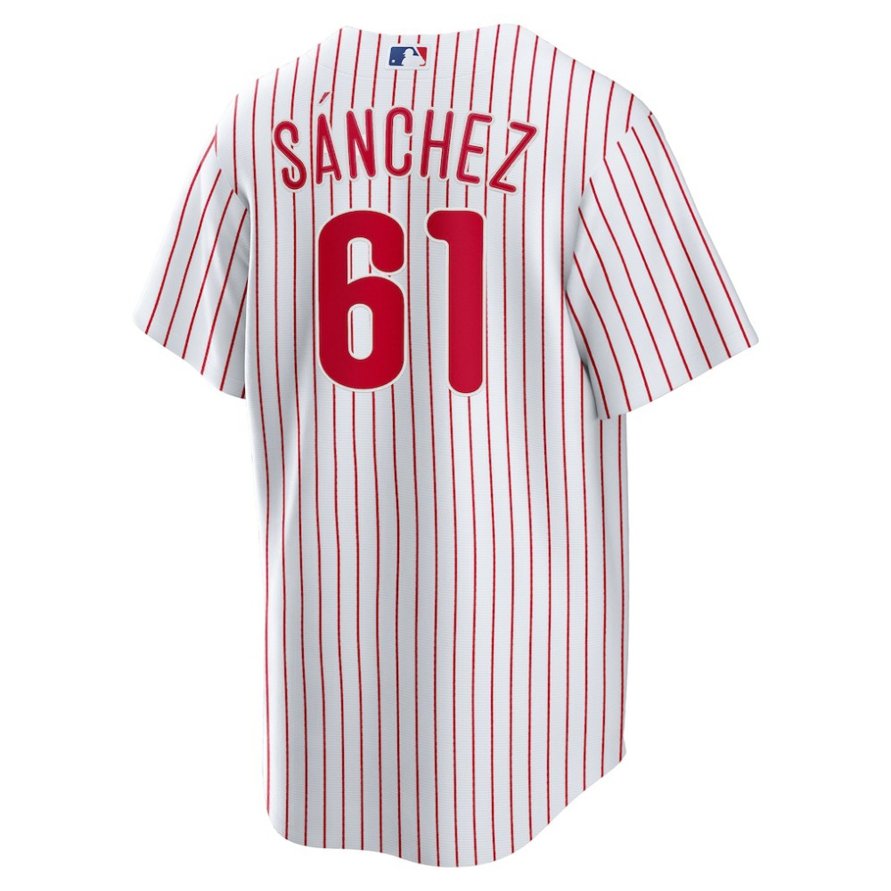 Cristopher Sanchez Philadelphia Phillies Nike Home Replica Jersey - White - Nike Online