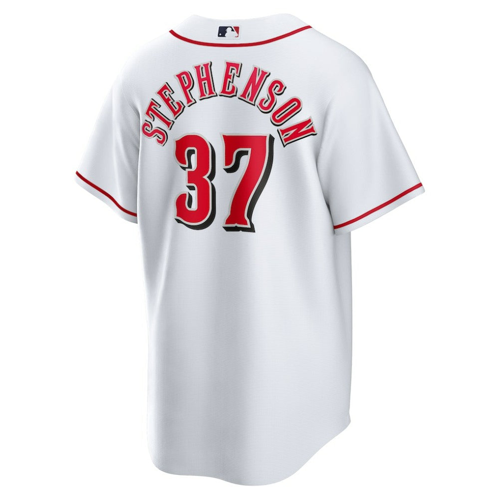 Tyler Stephenson Cincinnati Reds Nike Home Replica Jersey - White - Nike on Sale