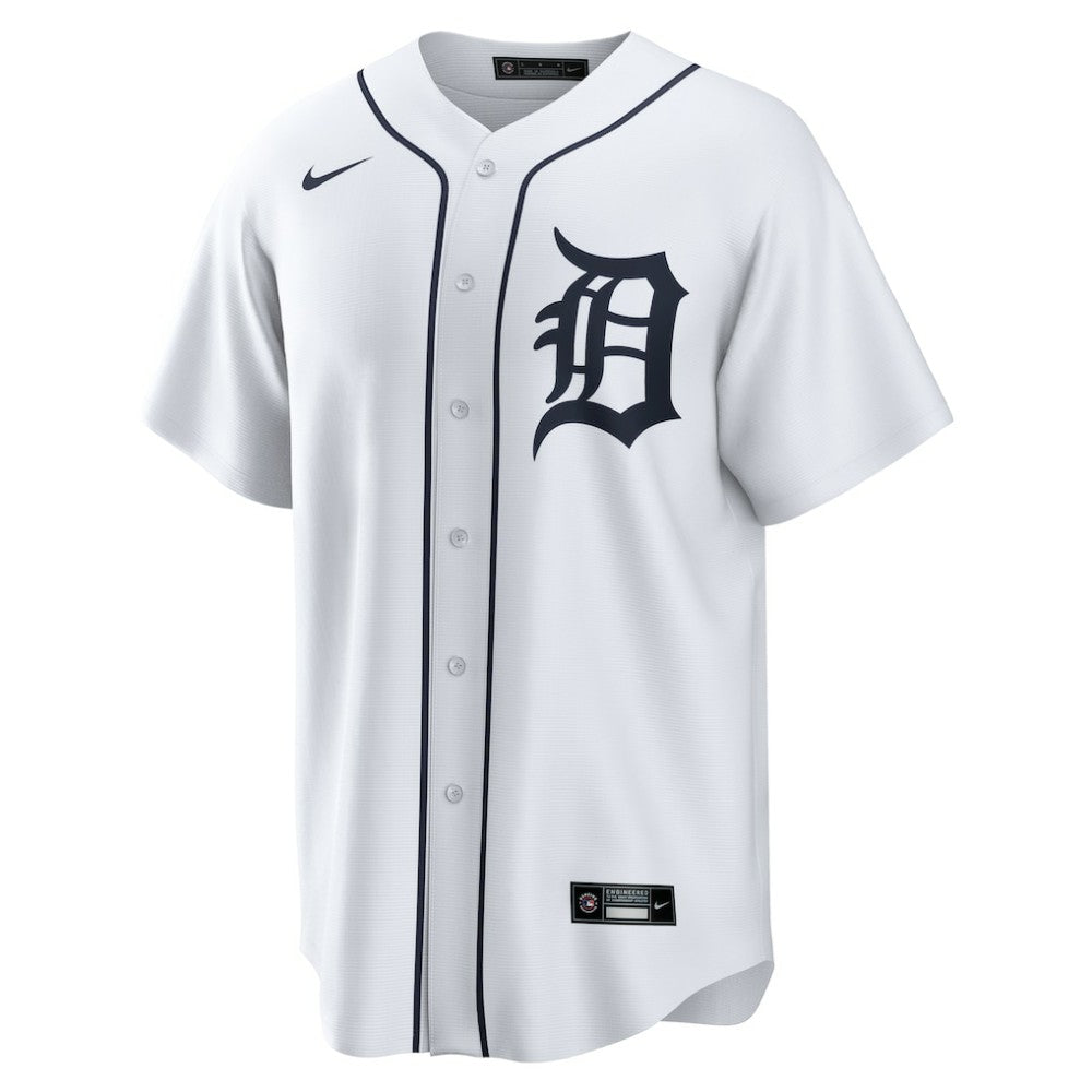 Parker Meadows Detroit Tigers Nike Home Replica Jersey - White - Nike Online