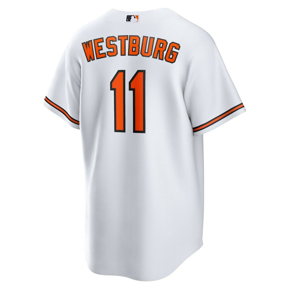 Jordan Westburg Baltimore Orioles Nike Home Replica Jersey - White - Nike Online