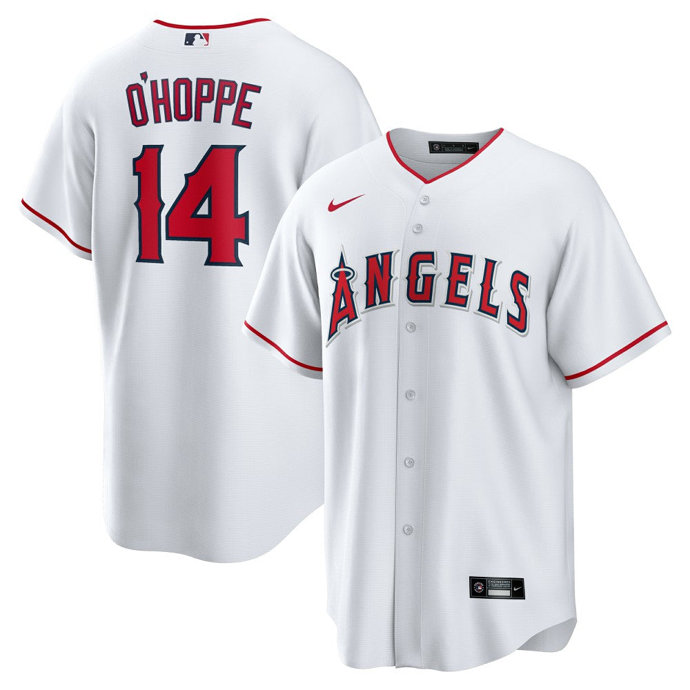 Logan O'Hoppe Los Angeles Angels Nike Home Replica Jersey - White - Nike on Sale