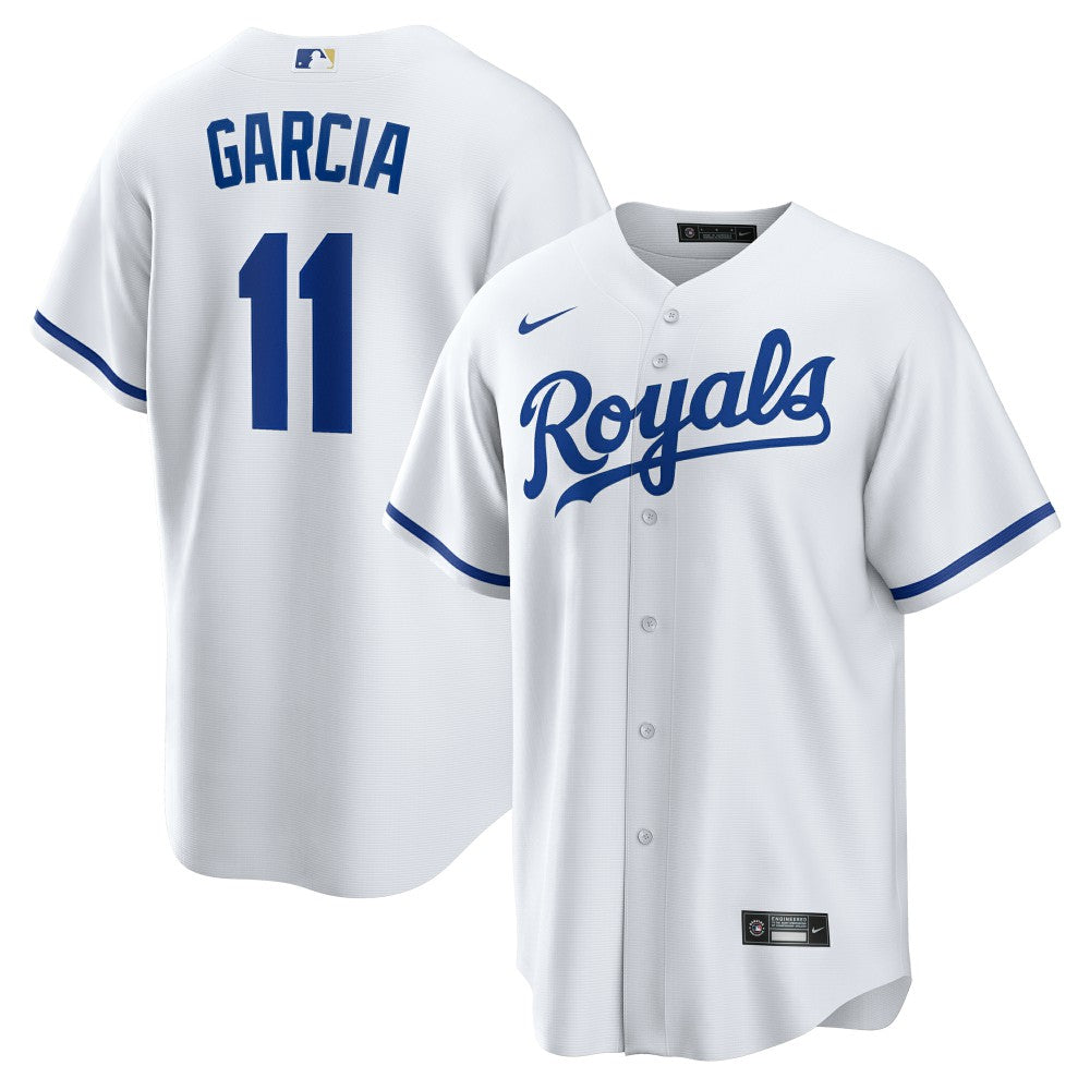 Maikel Garcia Kansas City Royals Nike Home Replica Jersey - White - Nike Sale
