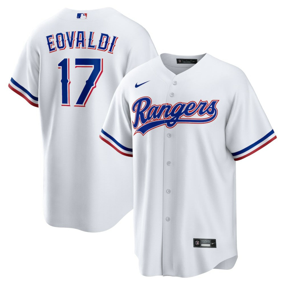 Nathan Eovaldi Texas Rangers Nike Home Replica Player Jersey - White - Nike Online