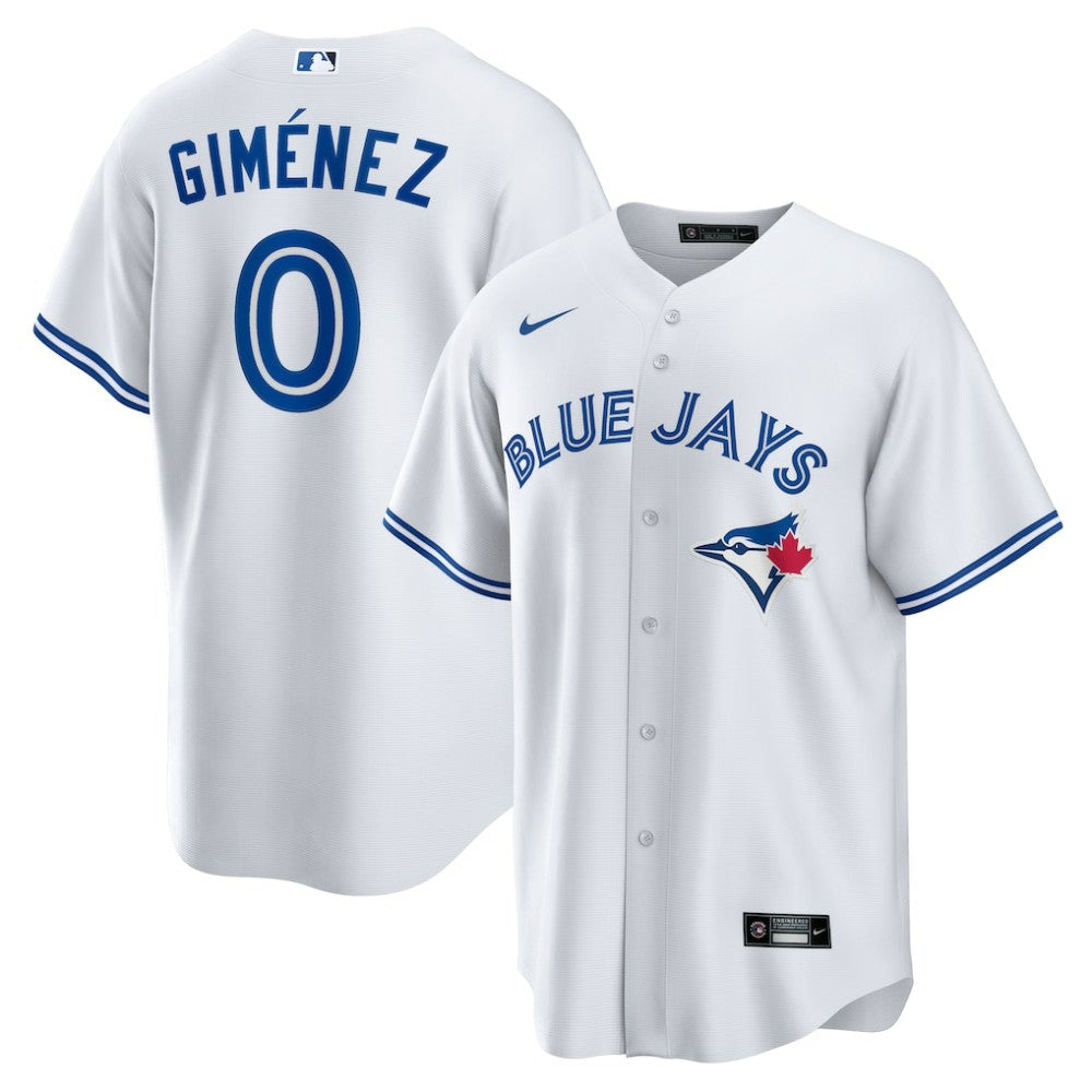 Andres Gimenez Toronto Blue Jays Nike Home Replica Jersey - White - Nike Lifestyle