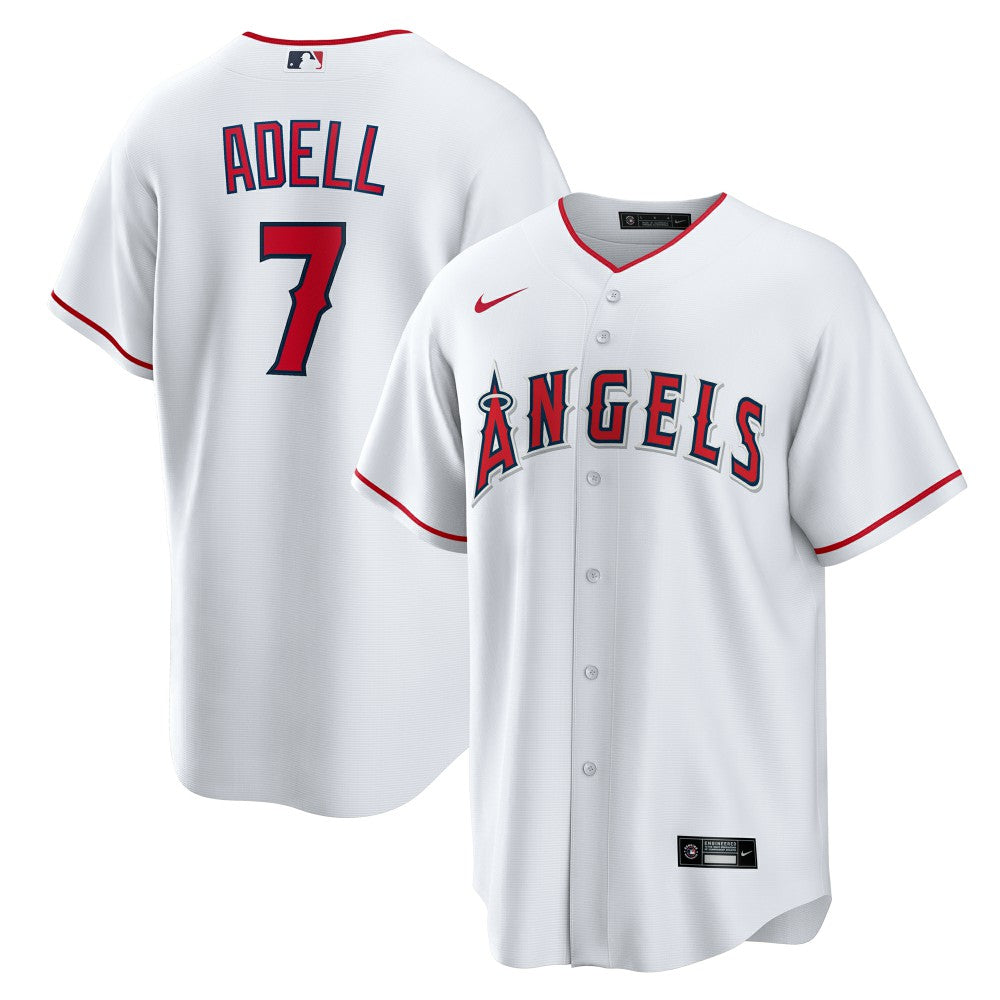 Jo Adell Los Angeles Angels Nike Home Replica Jersey - White - Nike on Sale