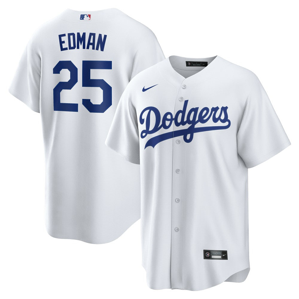 Tommy Edman Los Angeles Dodgers Nike Home Replica Jersey - White - Nike on Sale