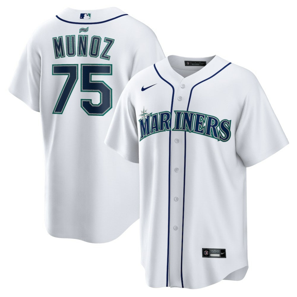 Andres Munoz Seattle Mariners Nike Home Replica Jersey - White - Nike Lifestyle