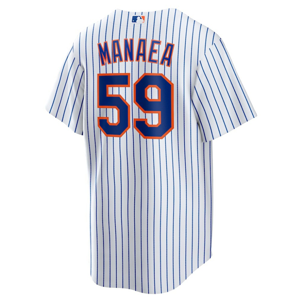 Sean Manaea New York Mets Nike Home Replica Jersey - White - Nike on Sale