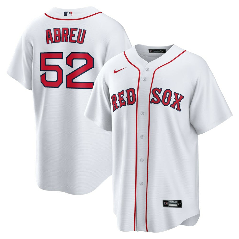 Wilyer Abreu Boston Red Sox Nike Home Replica Jersey - White - Nike on Sale