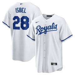 Kyle Isbel Kansas City Royals Nike Home Replica Jersey - White - Nike Discount