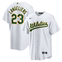 Shea Langeliers Athletics Nike Home Replica Jersey - White - Nike Lifestyle
